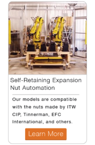 self retaining expansion nut automation